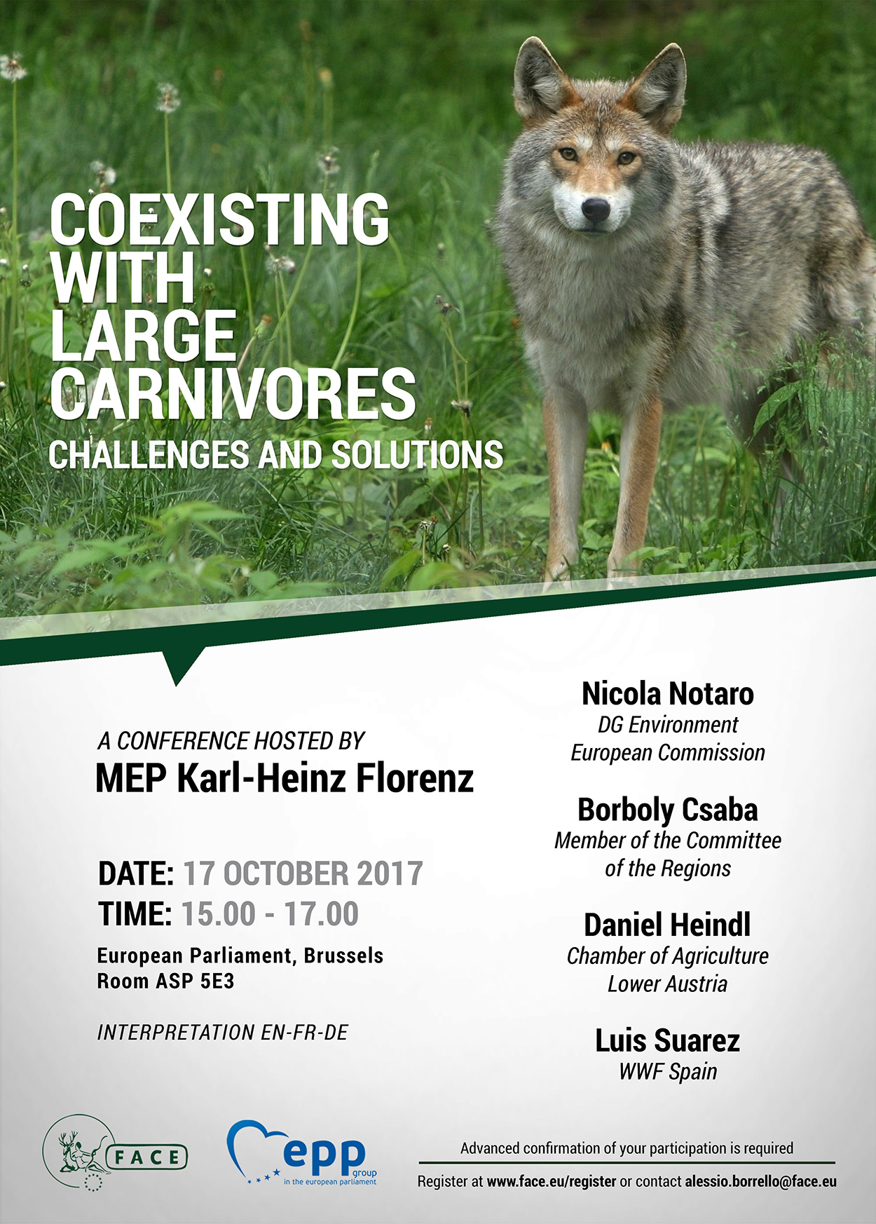 FACE COEXISTING WITH LARGE CARNIVORES CHALLENGES AND SOLUTIONS 17